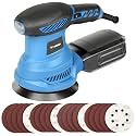 2.5-Amp Random Orbital Sander Corded 4.9-Inch with 20Pcs Sandpapers