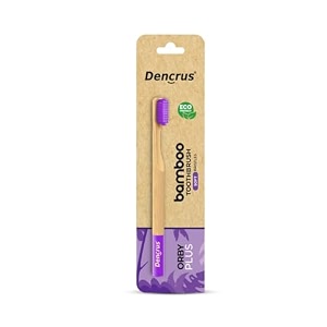 orby plus bamboo toothbrush for adults pack of 2  100 natural amp eco friendly manual toothbrush  ultra soft bristles for gentle sensitive gum care  lavender