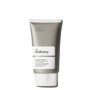 the ordinary squalane cleanser hydrating makeup remover and face wash supports moisture barrier travel size 50ml
