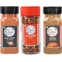 OREA farm Peri Peri (90g), Red chilli flakes (41g) & Pizza Seasoning (80g) Pack of 3 (210 g)