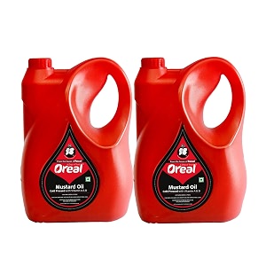 oreal cold pressed mustard oilpack of 2 5 litre each10 litres premium kachi ghani pure mustard sarso oil