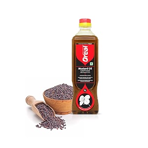 oreal organic kacchi ghani mustard oil 1l