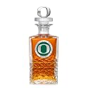 Oregon Heritage Decanter with 3D Stopper | 25 OZ Liquor Pourer | Expertly Crafted Pewter Glass