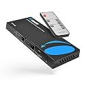OREI 4K HDMI Matrix Switch 2 X 2, Switcher 18G UltraHD Supports Upto 4K @ 60Hz & 1080P IR EDID HDCP 2.- Remote Control (UHDS-202) | HDMI Matrix 2x2, HDMI Matrix Switch – 18Gbps, HDR, Dolby TrueHD, DTS-HD, optical & an