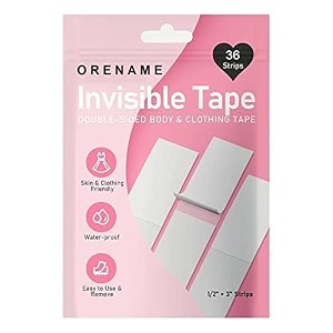 double-sided tape for fashion tape for clothes fabric tape for women clothing and body all day strength tape adhesive invisible and clear tape for sensitive skins 72