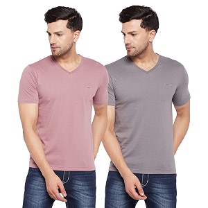 Orewa Men Mens Solid Regular Fit T-Shirt