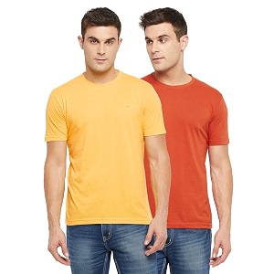 Orewa by OKANE Mens Solid Round Neck