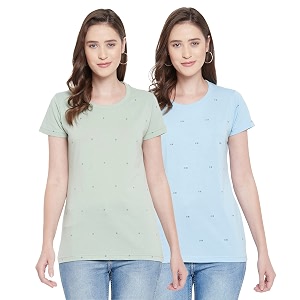 Orewa Solid Womens Regular Fit T-Shirt