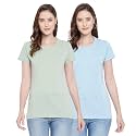 Orewa Solid Women39s Regular Fit T-Shirt