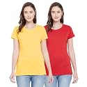 Orewa Solid Women39s Regular Fit T-Shirt