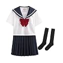 OrFilam School Girl Outfit Kawaii Cute Maid Outfit Girl JK Uniform Suit, Sailor's Suit. Japanese Student Suit.…