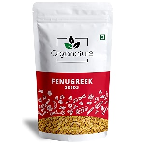 organature freshnatural dried fenugreek seeds  whole methi dana seeds  indian spices amp masala - pack of 400 grams