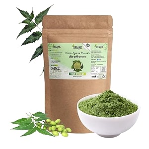 natural neem leaf powder for face pack  pure neem powder for hair growth amp hair cleaning face body skin  non-gmo  200gm pack of 1