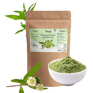 bhringraj powder for hair care for hair growth scalp health amp dandruff control  natural  no added preservatives and additives karisalankanni powder 200gm