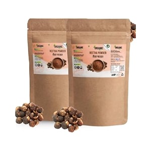 soapnutarithareetha powder 380 grams for hair care  natural  no added preservatives and additives  sapindus mukorossi powder