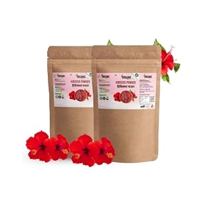 hibiscus powder for hair growth 380 grams  ideal for hair pack face pack eating and hibiscus tea  gudhal ka phool powder  100 pure and natural no preservatives