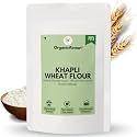 Organic Atman Khapli Atta 1kg | Emmer Wheat Flour | Low Gluten Low GI | Slow Stone-Ground | High Fiber & Protein | Freshly Milled | 100% Whole Wheat Chakki Atta | No Additives | Khapli Wheat Flour
