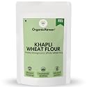 Organic Atman - Khapli Wheat Flour | Freshly Ground After Order | Traditional Stoneground | No Preservatives | High Protein & Fiber | 2kg Pack | 100% Whole Wheat Khapli Atta