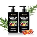 Batana Rosemary Shampoo for Thinning Hair,Biotin Strengthening Shampoo for Men & Women,Nourishing Scalp Care for Fuller Looking,Healthier Hair,Sulfate Free Daily Hair Cleanser 10.15 fl oz,2 Packs