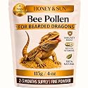 Organic Bee Pollen Powder for Bearded Dragons – HONEY&SUN 4oz Reptile Food
