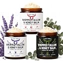 Organic Beef Tallow for Skin, Made in USA, Handcrafted, 4 oz (Pack of 3)