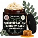 Organic Beef Tallow for Skin, Made in USA, Handcrafted, Eucalyptus, 4 oz