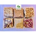 Organic Bites Assorted Premium 6 in 1 Chikki Box - Dry Fruit Chikki, Rose Petal Cashewnut (Kaju) Chikki,Sesame Seed (Til) Chikki, Peanut & Jaggery Chikki, Peanut & Sesame Seed (Til) Chikki and Coconut Chiki (Chikki Co