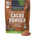 Organic Cacao Powder, Unsweetened, (454 g) – Rich Dark Chocolate Flavor, Perfect for Baking, Smoothies & Hot Chocolate – Vegan, Keto, Paleo, Non-GMO & Gluten-Free Cocoa Powder, 16 Ounce (Pack of 12)