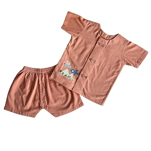 Organic Cotton Jhabla Set for Infants and