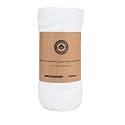 Organic Cotton White Swaddle Blanket for Newborn - 47"x47", 100% Organic, Toxic-Free, All-Natural, Muslin, Newborn Baby Gauze Swaddling Blanket - 100% Certified Organic Cotton (White - 1 Pack)