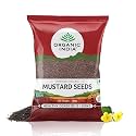 ORGANIC INDIA Aromatic, Anti-Oxidant Rich, Anti-Inflammatory and Good for Digestion Organic Mustard Seeds-100gm