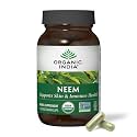 ORGANIC INDIA Neem Leaf Capsules, Herbal Supplement, Vegan, 90 Count