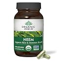 ORGANIC INDIA Neem Leaf Capsules, Herbal Supplement, Immune, 180 Capsules