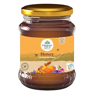 a tata product - organic india himalayan multi floral honey 250g raw amp unprocessed natural amp organic sourced from the shivalik range of the himalayas rich in nutrients antioxidants
