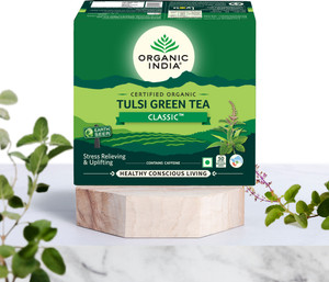 organic india tulsi green tea classic 50 teabags green tea bags box 50 bags