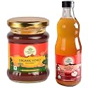 Organic India Wild Forest Honey (Multi Floral) 250g & Apple Cider Vinegar 500 Ml