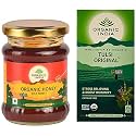 Organic India Wild Forest Honey (Multi Floral) 250g &amp; Tulsi Original Tea, 25 Infusion Tea Bags