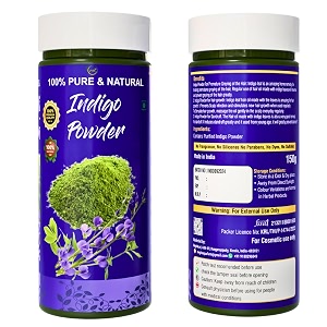 organic indigo powder for black hair 150 gram  avuri leaf powder neel patti powder neelayamari podi 100 natural no preservatives no artificial colour