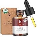 Organic Nail and Cuticle Oil - USA Made Nail Oil for Growth & Strength