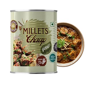 organic nation veg millets chaap 800g