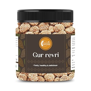 organic nature homemade gud ki rewari  gud revdi 100 gms  rewdi  til sweets  jaggery revadi  rewadi  candy indian mithai jar pack