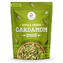 Organic Nuts Cardamom Green Whole - 50g, Grade - Big Size, Sabut Choti Elaichi.
