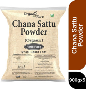 organic and pure chana sattu powder chana ka sattu roasted channa weight protein muscle refill 45 kg