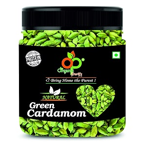 organic purify cardamom green whole 150g sabut hari elaichi grade - big size 150g jar pack diwali celebration pack