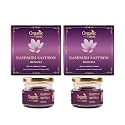 Organic Spree Kashmiri Saffron Kesar 1gm (0.035oz) Threads Pure and Natural l From the finest farmlands of Pampore, J&K l Certified Grade A++ Mongra Saffron - Pack of 2