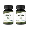 ORGANIC SPREE Neem 120 Tablets - Supports Healthy Skin, Detox & Immune Health* - Azadirachta Indica - 60 Days Supply - USDA Organic, GMP, HACCP Certified - Pack of 2