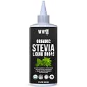 Organic Stevia Liquid Drops Zero Calorie Natural Sweetener for Coffee, Tea & Baking, Pure Stevia Extract, Keto Friendly, 1 fl oz, 228 Servings