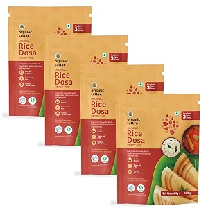 organic tattva rice dosa mix 800gm prepare in five easy steps 200g x 4