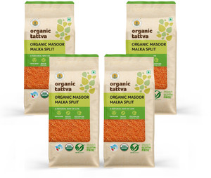 organic tattva unpolished red masoor dal split 2 kg