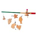 Pig Family and Friends Figures Set for Kids - 2 Years & Above Aged | 11 Wooden Figures - Pig, Daddy, Mummy, Jeorge, Danny Dog, Pedro Pony, Zoe Zebra, Candy Cat & More | Multicolour